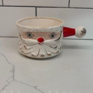 Holt Howard Christmas Starry Eyed Santa Mug midcentury Rare !